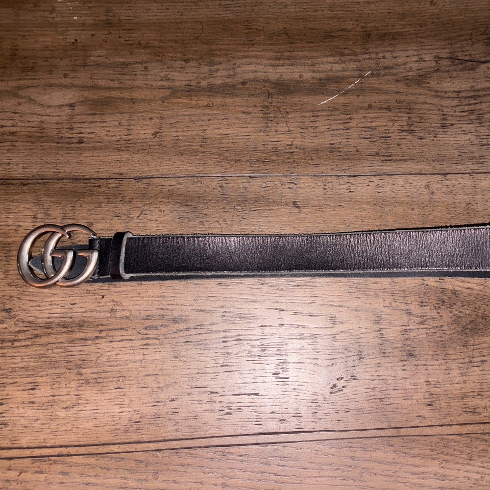 Black Gucci Belt